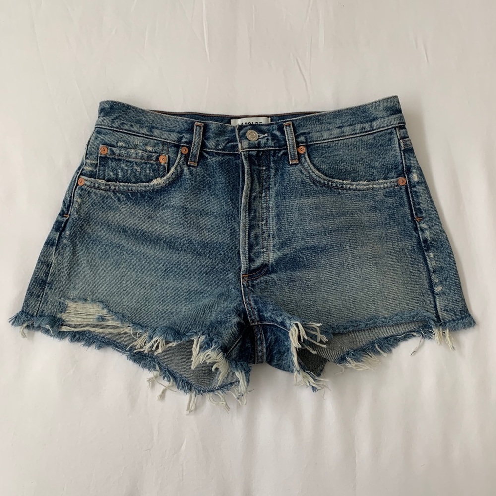 Agolde Parker Vintage Cut Off Short Rock Steady 28